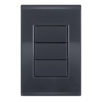 Placa Cega 4X2 - Tramontina Liz Grafite - Tlg035