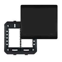 Placa Cega 4X4 Habitat Black Ref 4077 Fame Placa Cega 4X4 Habitat Black Ref 4077 Fame