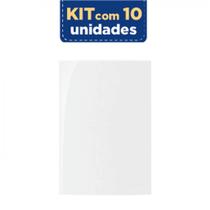 Placa Cega Alto Brilho2 x 4 -Sleek Margirius kit com 10