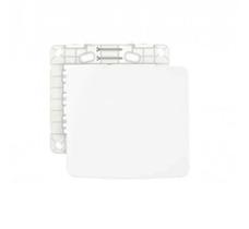 Placa Cega B3 4x4 Margirius - PA019433 - Branco - Código 672939 Placa Cega B3 4x4 Margirius - PA019433 - Branco - Código 672939