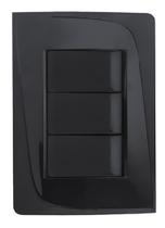 Placa cega + bastidor 2x4 tendenza preto - pezzi Placa cega + bastidor 2x4 tendenza preto - pezzi