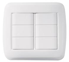 Placa cega + bastidor 4x4 classica branco - pezzi Placa cega + bastidor 4x4 classica branco - pezzi