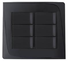 Placa cega + bastidor 4x4 tendenza preto - pezzi Placa cega + bastidor 4x4 tendenza preto - pezzi
