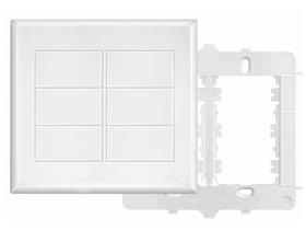 Placa Cega com Suporte 4x4 Fame Evidence Branco