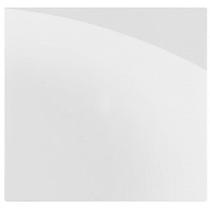 Placa Cega Com Suporte 4X4 - Recta Branco Gloss
