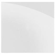 Placa Cega Com Suporte 4X4 - Recta Branco Gloss