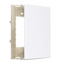 Placa Cega com Suporte Branco Sleek Margirius Placa Cega com Suporte Branco Sleek Margirius