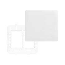 Placa Cega com Suporte Fame Habitat 4x4 Branco
