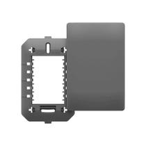 Placa Cega Com Suporte Fame Habitat Onix 4x2 Onix Placa Cega Com Suporte Fame Habitat Onix 4x2 Onix
