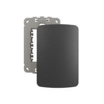 Placa Cega com Suporte MarGirius B3 Colors 4x2 Grafite Placa Cega com Suporte MarGirius B3 Colors 4x2 Grafite