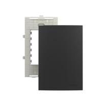 Placa Cega com Suporte MarGirius Sleek Colors 4x2 Grafite Placa Cega com Suporte MarGirius Sleek Colors 4x2 Grafite