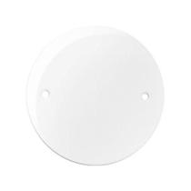 Placa cega redonda branca 3 x 3 - 9,5 cm sleek margirius Placa cega redonda branca 3 x 3 - 9,5 cm sleek margirius