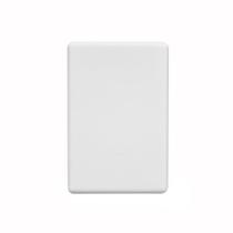 Placa Cega Steck Stella com Suporte 4x2 Branco Placa Cega Steck Stella com Suporte 4x2 Branco