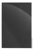 Placa Cega + Suporte 4x4 Recta Grafite Gloss