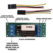Placa Central Acionadora Rele Para Trava Luz Sinaleira Trava AGL