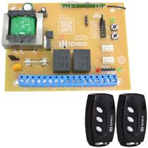 Placa Central de Comando Motor Portão Rossi Mx30 Kx30fs + 2 Controles 3 Canais com Clip de Fixação P1000 ST Ipec