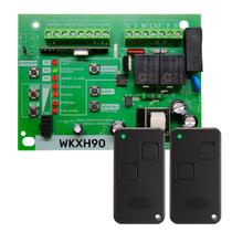 Placa Central De Comando Motor Portão Wkxh90 e 2 Controle Remoto NTX Rossi