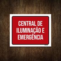 Placa Central De Iluminação E Emergência 36X46