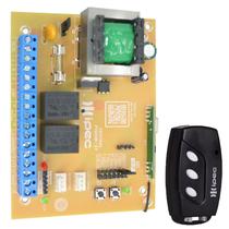 Placa Central Motor Portão Reed Switch Controle Portão Alarme Preto 3 Canais