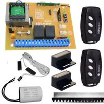 Placa Central Motor Rossi Compatível com Mx30 Kx30 Controles 3 mts Cremalheira Sensor Fim de Curso Capacitor 12UF 220V