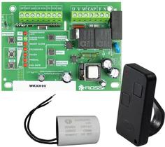 Placa Central Motor WKXH90 Kxh30fs Sensor Hall Dz3 Dz4 Rossi Capacitor 25UF 127V Controle 2 Canais