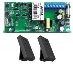 Placa Central P/ Motor Portão Pop C Freio + 2 Controles Zap