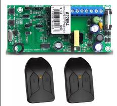 Placa Central P/ Motor Portão Pop C Freio Ppa + 2 Controles Tok