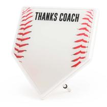 Placa ChalkTalkSports Premier Baseball Home Plate, obrigado, treinador Placa ChalkTalkSports Premier Baseball Home Plate, obrigado, treinador