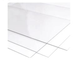 Placa Chapa Acrílico Cristal Transparente 60cm X 40cm X 2mm