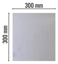 Placa Chapa Inox 304 Medidas 300 X 300 Mm X 1.5mm Espessura
