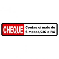 Placa Cheque PS162