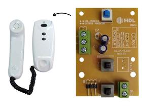 Placa Circuito Impresso AZ-02 Interfone Monofone 2 Botoes HDL