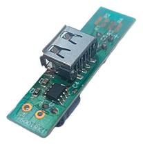 Placa Circuito Integrado USB 2.0 Para Conexões Carregamentos de Dispositivos Eletrônicos Capacitores Projetos DIY