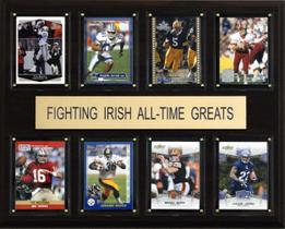 Placa colecionável C&I Notre Dame Fighting Irish 30x38cm