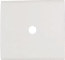 Placa com 1 Furo 4x4 9,5 mm Tramontina Liz Branca