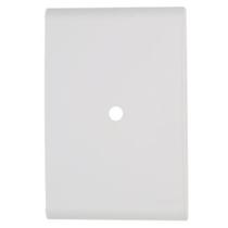 Placa com 1 Furo 9,5 mm 4x2 PVC Branca LIZ TRAMONTINA Placa com 1 Furo 9,5 mm 4x2 PVC Branca LIZ TRAMONTINA