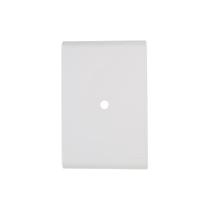 Placa com 1 furo diâmetro 9,5 mm - 4x2 Liz Tramontina 57106002 - Tramontina eletrik Placa com 1 furo diâmetro 9,5 mm - 4x2 Liz Tramontina 57106002 - Tramontina eletrik