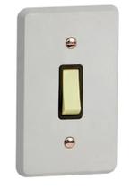 Placa com 1 interruptor simples Cinza Universal Placa com 1 interruptor simples Cinza Universal