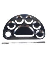 Placa com Espátula Inox Pro Makeup Palette Klass Vough Placa com Espátula Inox Pro Makeup Palette Klass Vough