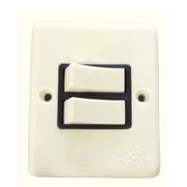 Placa Com Interruptores Com 2 Batidas 10A 250v - Perlex Placa Com Interruptores Com 2 Batidas 10A 250v - Perlex