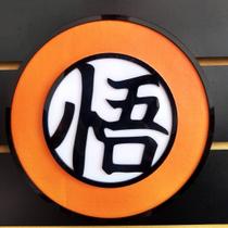 Placa com o Ideograma Goku - Wow