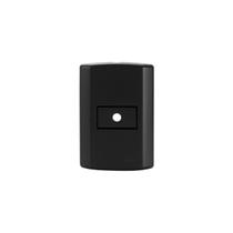 Placa com saída de fio preto fosco Pluzie matiz modular Placa com saída de fio preto fosco Pluzie matiz modular