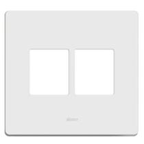 Placa Com Suporte 4 Postos Horizontais 4x4 Branco - Simon Placa Com Suporte 4 Postos Horizontais 4x4 Branco - Simon