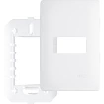 Placa com Suporte 4""x2"" 1 Módulo Horizontal - 3633 - FAME
