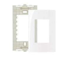 Placa com Suporte 4x2 Branco - Sleek