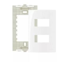 Placa com Suporte 4x2 Branco - Sleek Placa com Suporte 4x2 Branco - Sleek