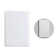 Placa Com Suporte 4x2 Cega Alumbra Siena Branco 6407 Placa Com Suporte 4x2 Cega Alumbra Siena Branco 6407
