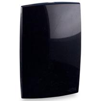 Placa com Suporte 4X2 Cega Preto Rubi - Force Line