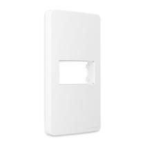 Placa com Suporte p/ Condulete 1" 1p Sleek Branco MarGirius