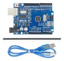 Placa Compatível Arduíno Uno R3 Atmega328 + Cabo Usb Com Nfe